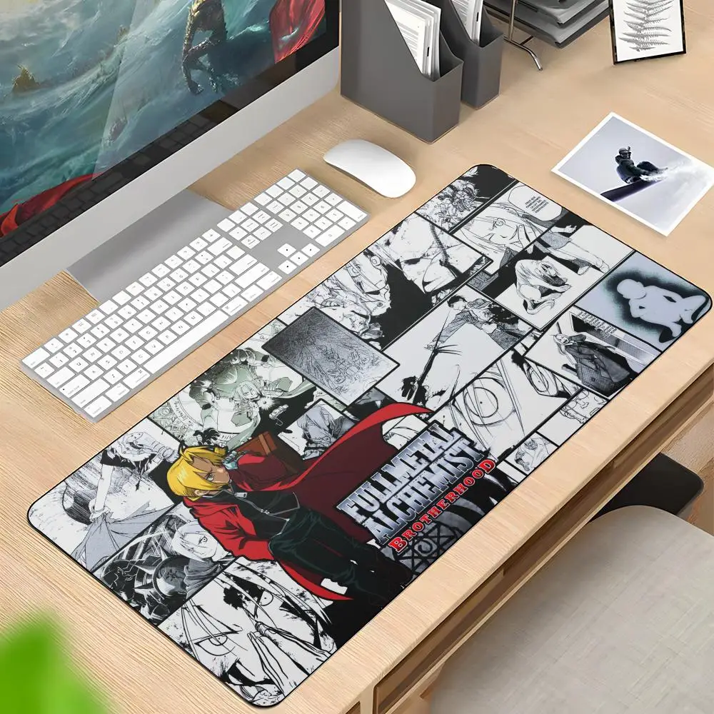 

F-Fullmetal Alchemist Mouse Pad Rubber Antislip Keyboard Pad 40x90cm Mousepad Gaming Accessories XXL Office Computer Mat