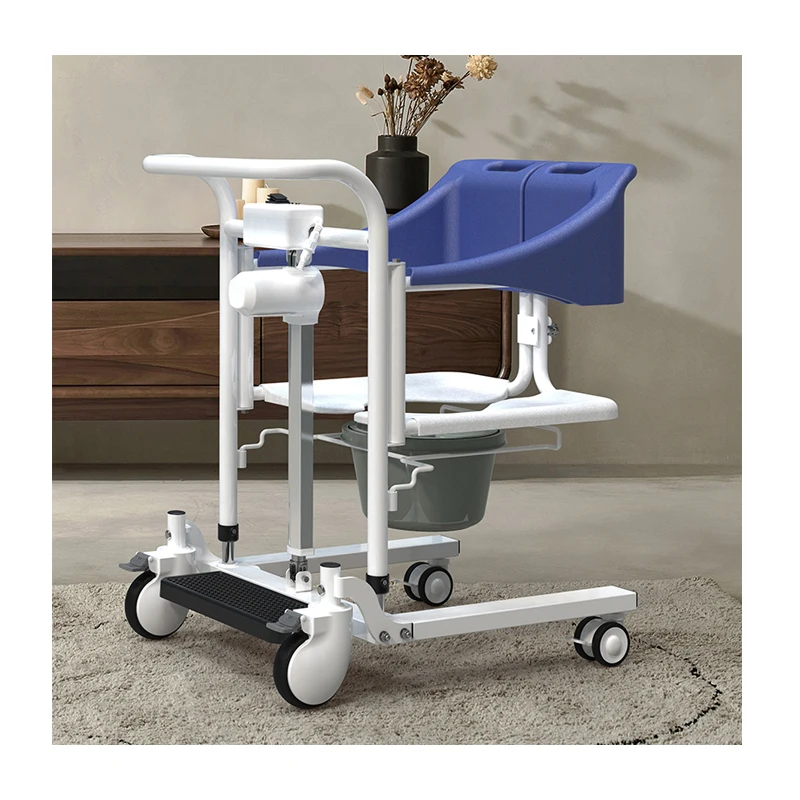 

Transfer Lift Portable Patient Lifter Hoist Commode Chair For Elderly