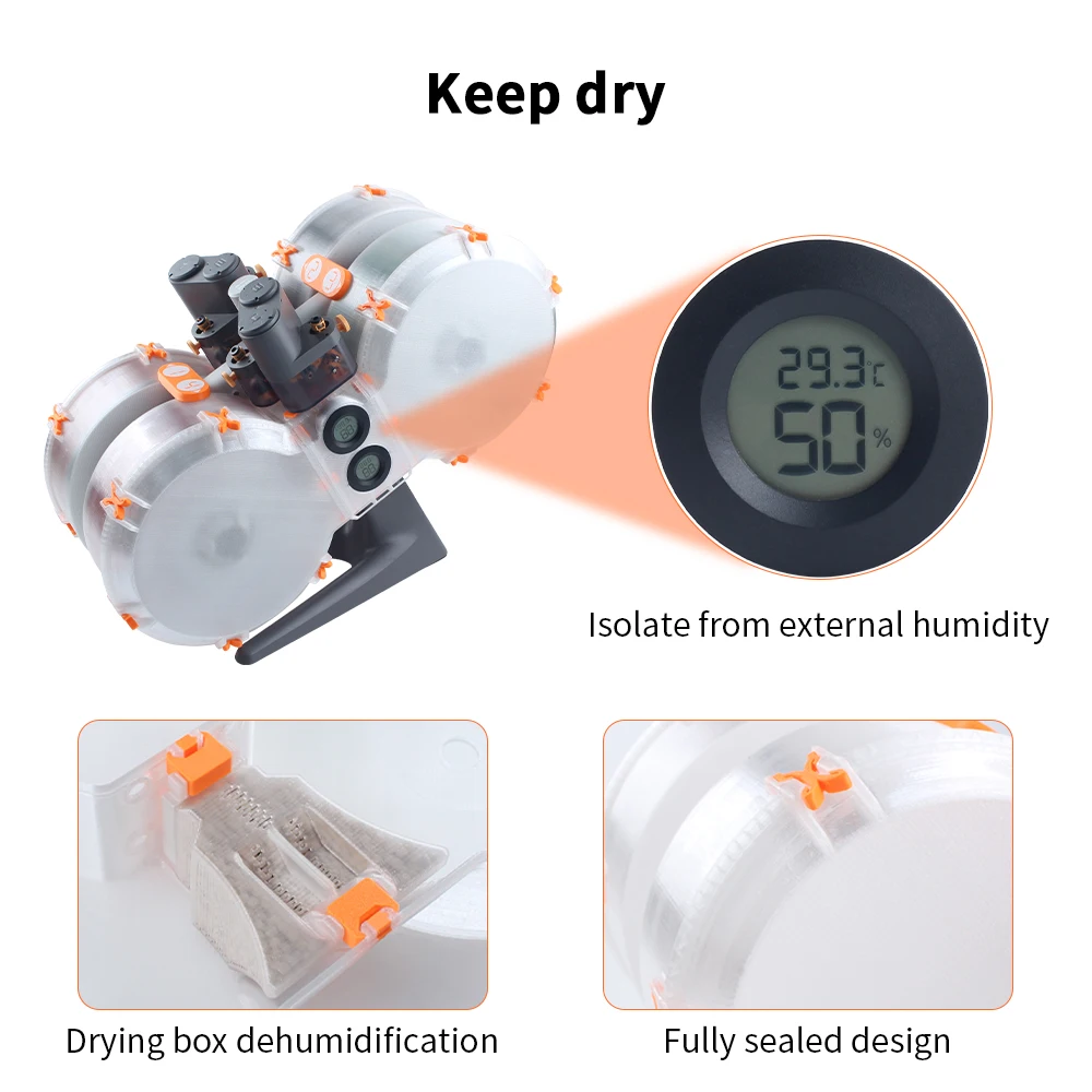 Filament Spool Enclosure for AMS Lite for Bambu Lab A1/A1 Mini Filament Dryer for A1/MINI bambu A1 AMS lite Dryer Box