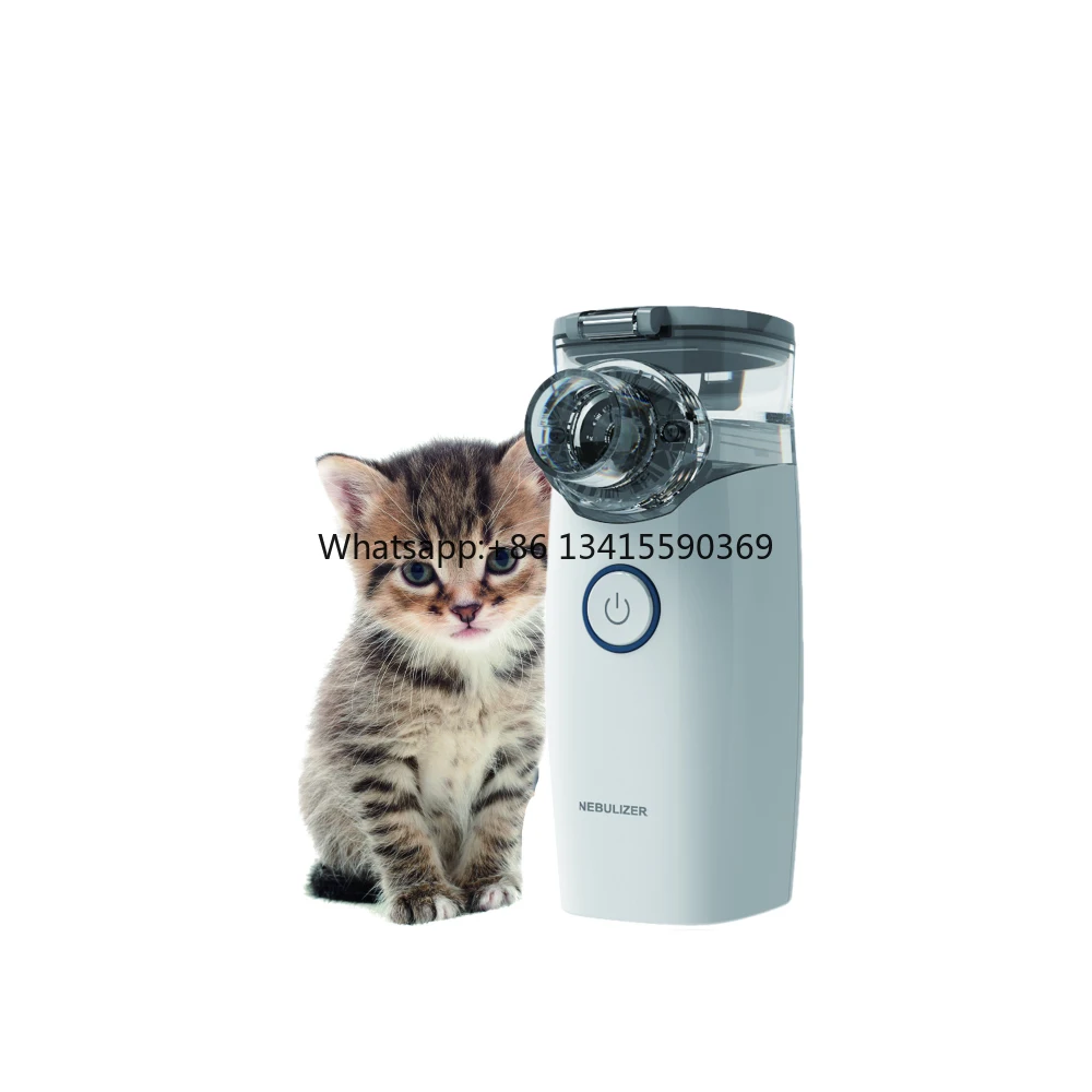 

PET/VET High Quality New Mesh Nebulizer Portable Atomizer Mute with Rechargeable Inhaler Portable Medical Nebulizer Animal