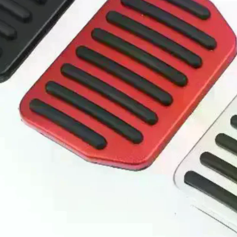 

Автомобильные накладки на педали, нескользящая подставка для акселератора, тормоза, металлические коврики, автомобильные аксессуары для модели 3 лет