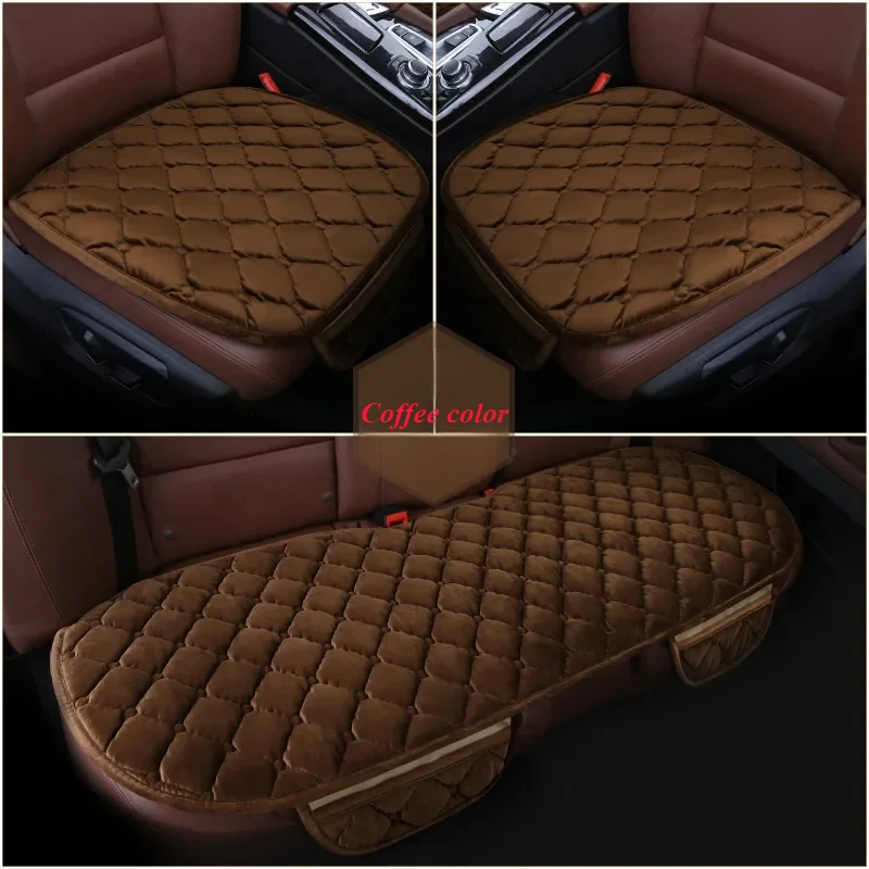 Universal Winter Warm Car Seat Cover Cushion Anti-slip Front Chair Seat Breathable Pad Car Seat Protector Seat Covers for Cars