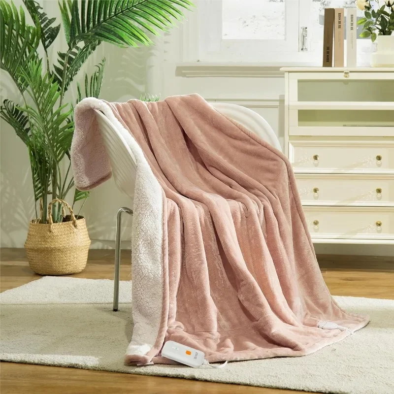 Heated Blanket Electric Throw 50