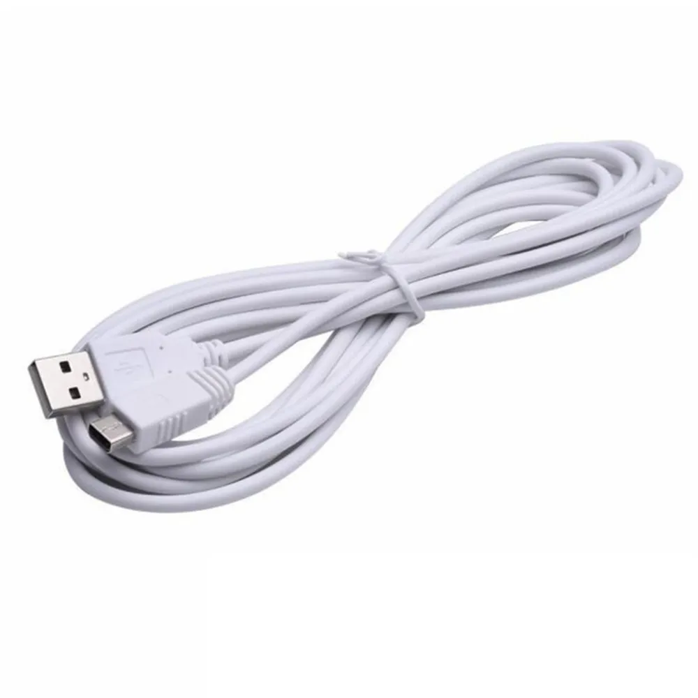 3 м USB-кабель для зарядки USB-зарядное устройство для передачи данных для контроллера геймпада Nintendo Wii U WIIU 100 шт./лот