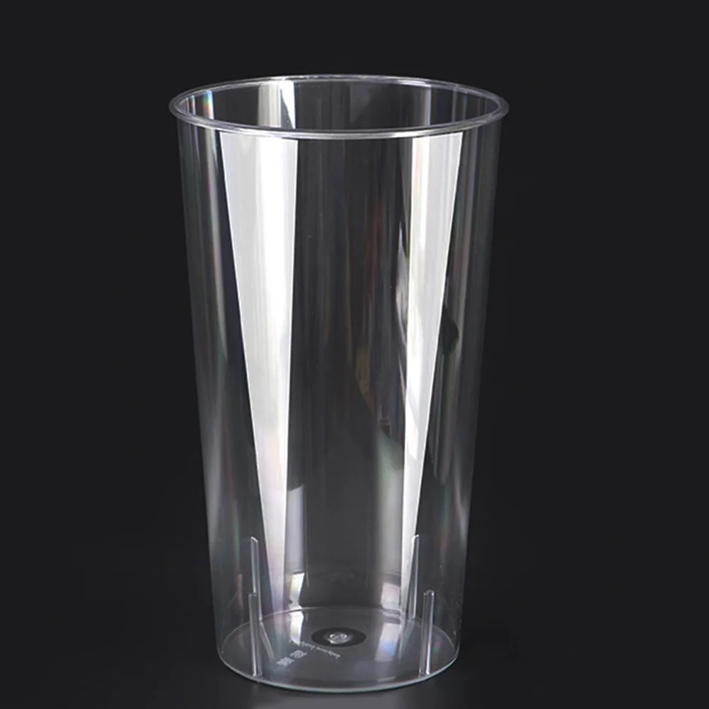 

Transparent Flower Waking Bucket Pc Material Anti Fall Design Clear Cylinder Vases Decorative Plant Container Home Office