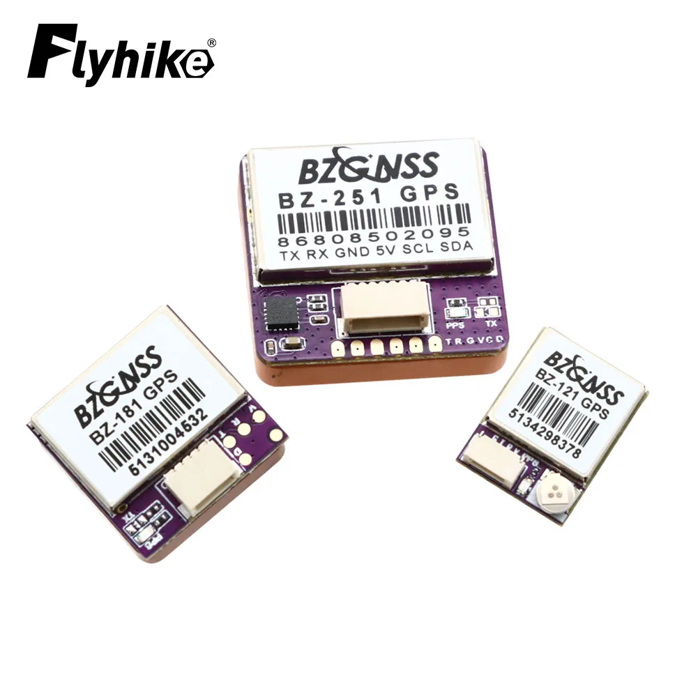 BZGNSS BZ-251 BZ-181 BZ-121 GPS Module Dual Protocol FPV Return Hover F7 F4 Flight Control Fixed Wing Return Rescue Drone Parts