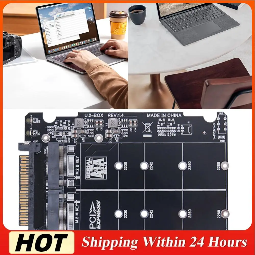 

M.2 SSD To U.2 Adapter Card PCIe M.2 Adapter Converter 32Gbps Hard Disk Adapter Card PC-E3.0X4 for 2230/2242/2260/2280 SSD