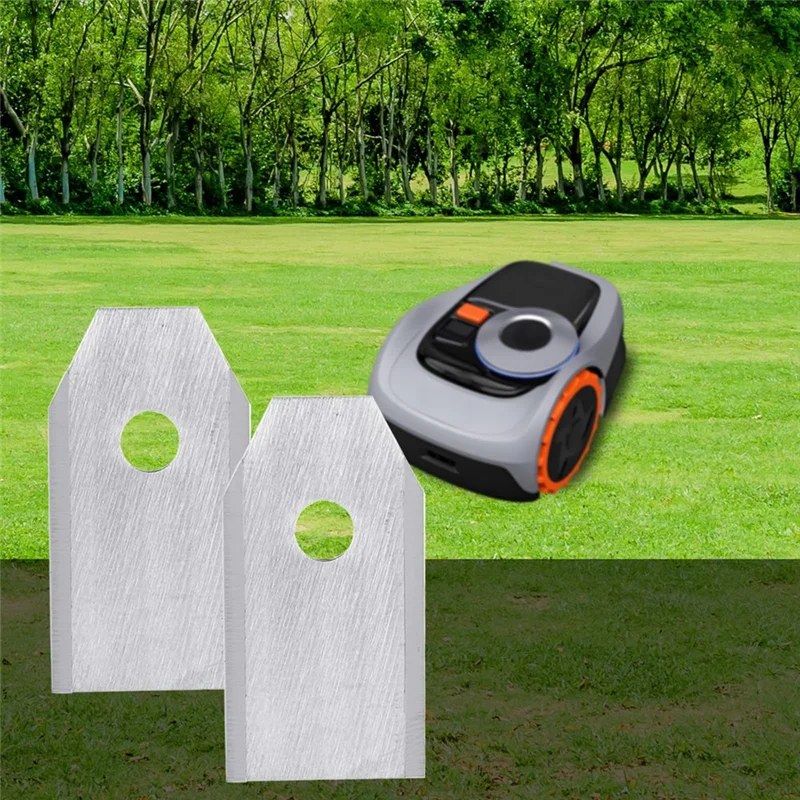 A96I-36PCS Blades For Segway Navimow I105N/I108N I110N/H500N H800N/H1500N H3000N Robotic Lawn Mower Replacement With Screws Silv