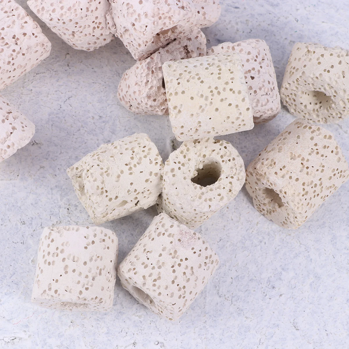 

500g Aquarium Fish Tank Biological Filter Rings High Porosity Media for Nitrite Removal Fresh Saltwater Bio Filter Cycle