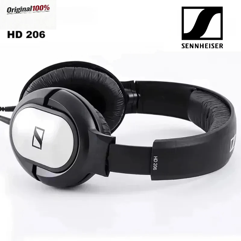 Sennheiser HD206 Noise Cancelling Headphones - Closed Dynamic Surround Sound Hi-Res Comfortable Fit Over-Ear