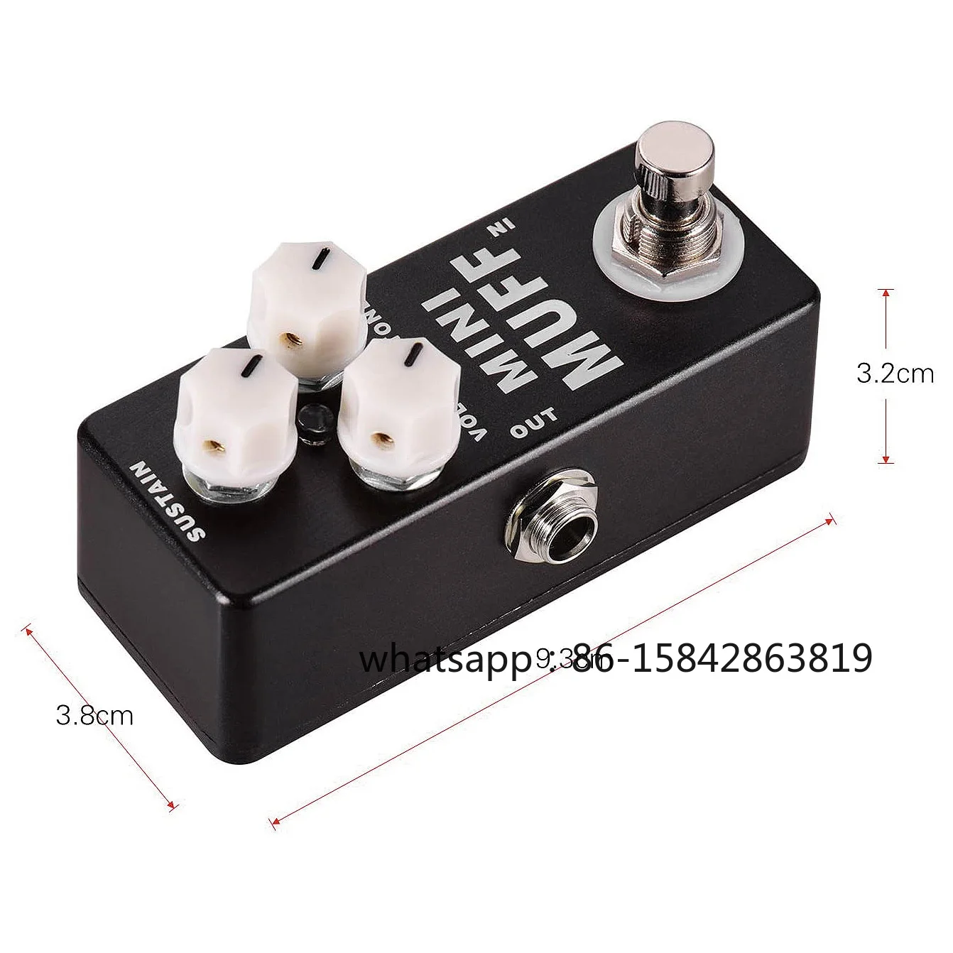 Mini Muff Fuzz Distortion Electric Guitar Effect Pedal