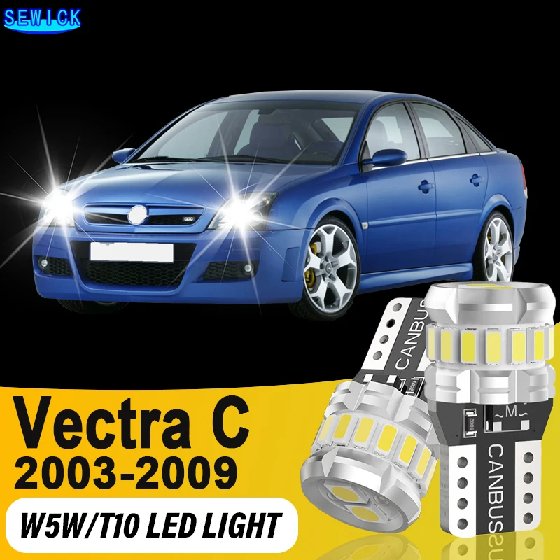 2x T10 LED Bulbs CANBUS No Error Car Parking Lamp Clearance Lights 152 194 For Opel Vectra C 2003 2004 2005 2006 2007 2008 2009