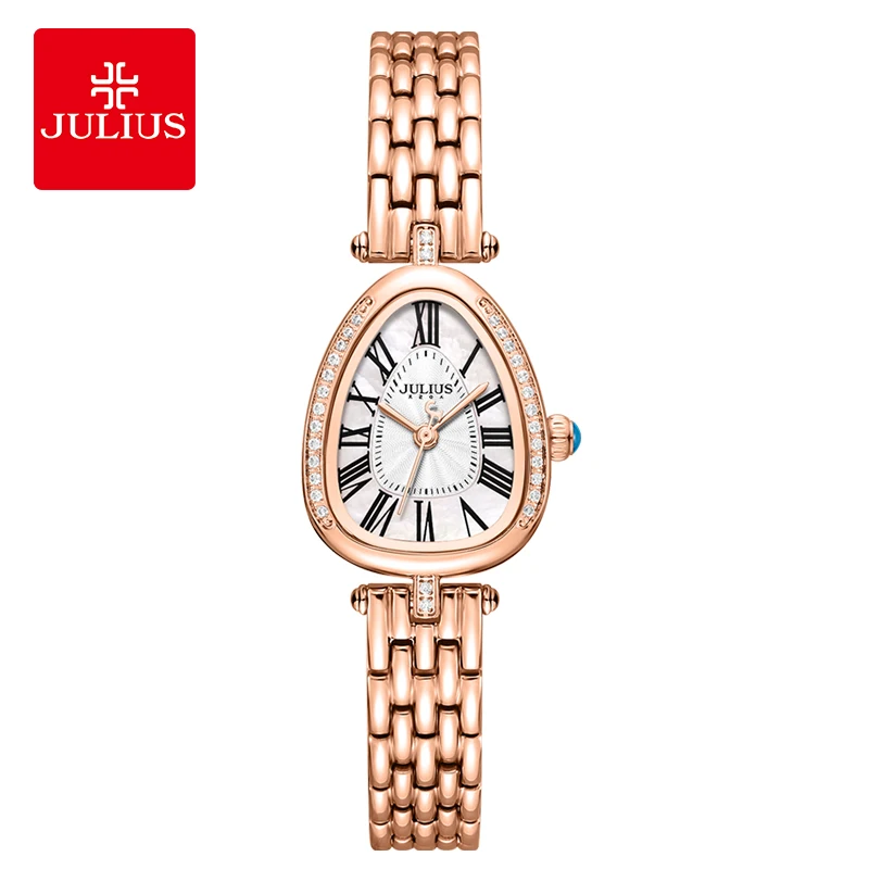 Julius Watch Women's New Retro Little Spirit Snake Watch Luxury Waterproof Women's Watch Gifts for Woman 1526