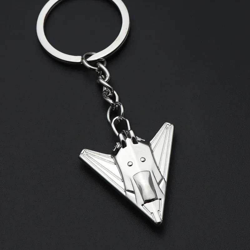 Metal Triangle fighter Keychain Aviation Aircraft Key Ring Male And Female air plane Key Chain