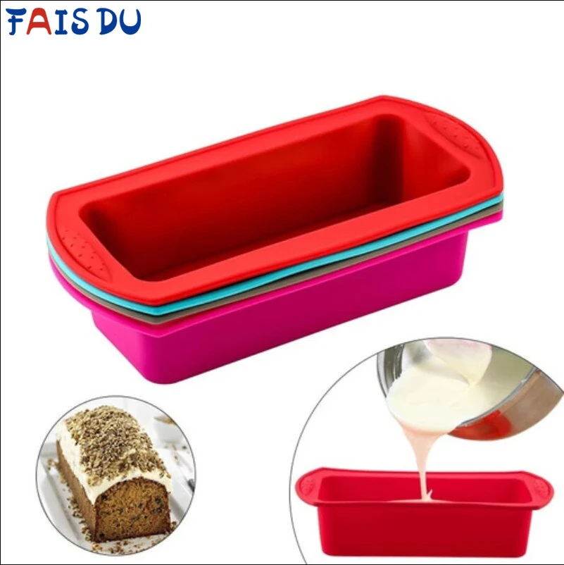 

FAIS DU Multifunctional And Multi Shape Rectangular Bread Mold Toast Mold Cake Tray Rectangular Mold Baker Non Stick Baking Tool