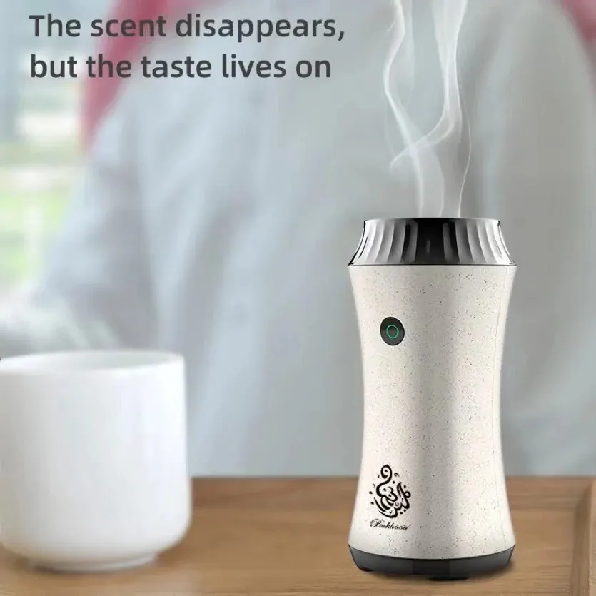 

Incense Burner USB Rechargeable Electric Aromatherapy Diffuser Portable Arabic Cone Incense Burner