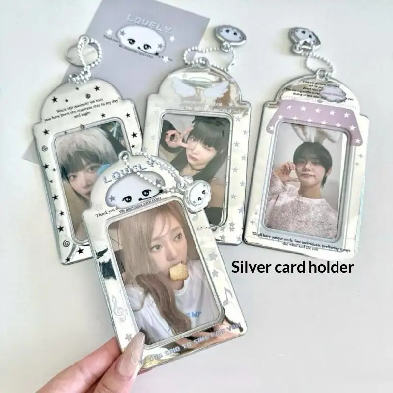 3 Inch Photo Frame Creative Freestanding Card Display Stand Thin Photo Protective Case for Desktop Small Space Decor