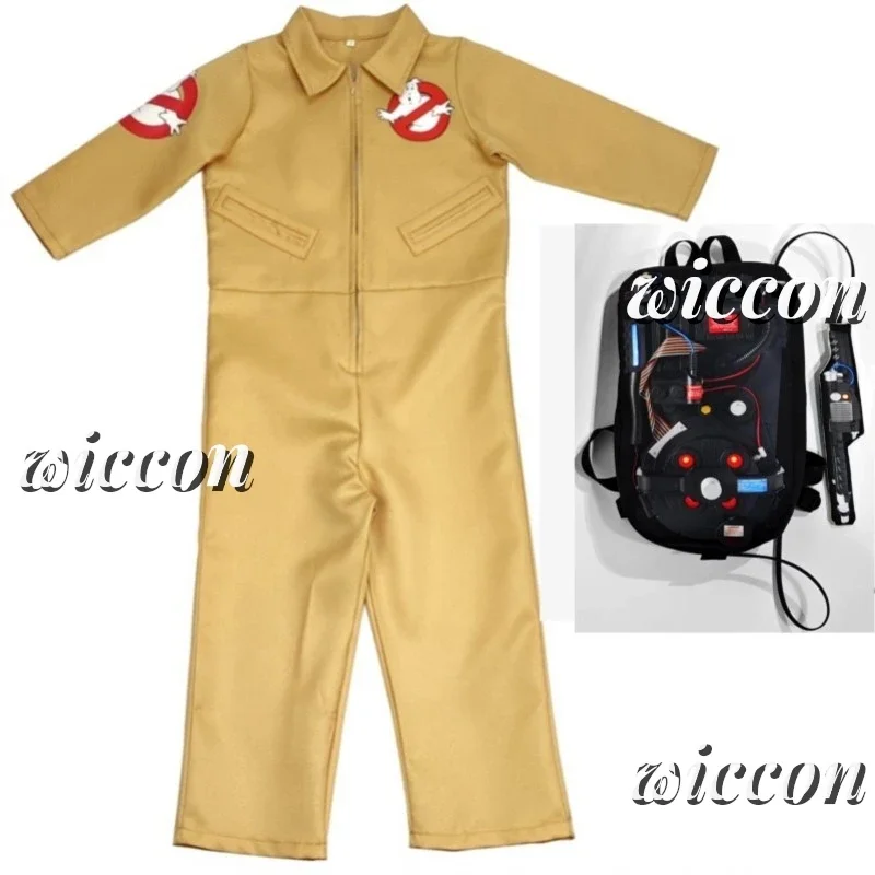 Ghost Busters Cosplay Anime Figure Halloween Costumes for Men Adult Kids Ghost Busters Weaponry Jumpsuits Carnival Suits Clo@0Z*