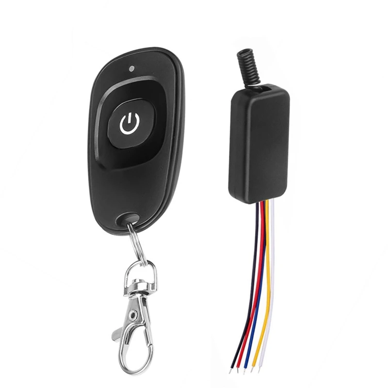 Hot TTKK 2X DC3.5-12V Relay Remote Control Switch 433Mhz Small Contact NO COM NC Learning Button Wireless Remote Control Switch