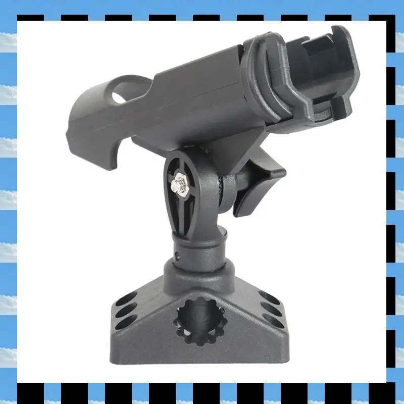 

ABME Adjustable Boat Fishing Rod Rack Holder Device Pole Kayak Support Fixer Fix Pole Rotatable Mount Inflatable Accessories