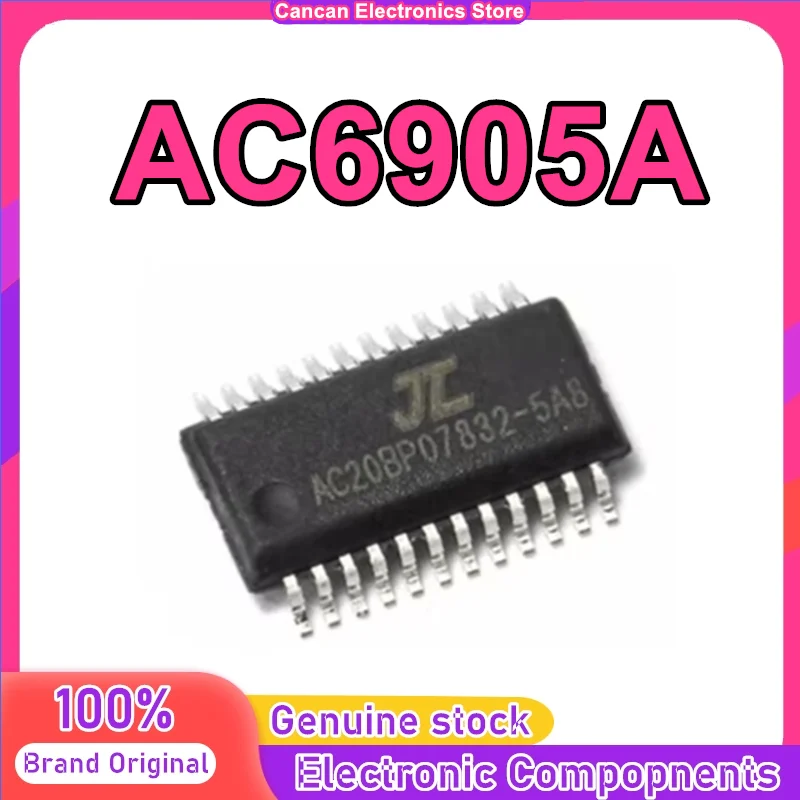 10PCS 100% New AC6905A SSOP24 lossless decoding Bluetooth chip IC