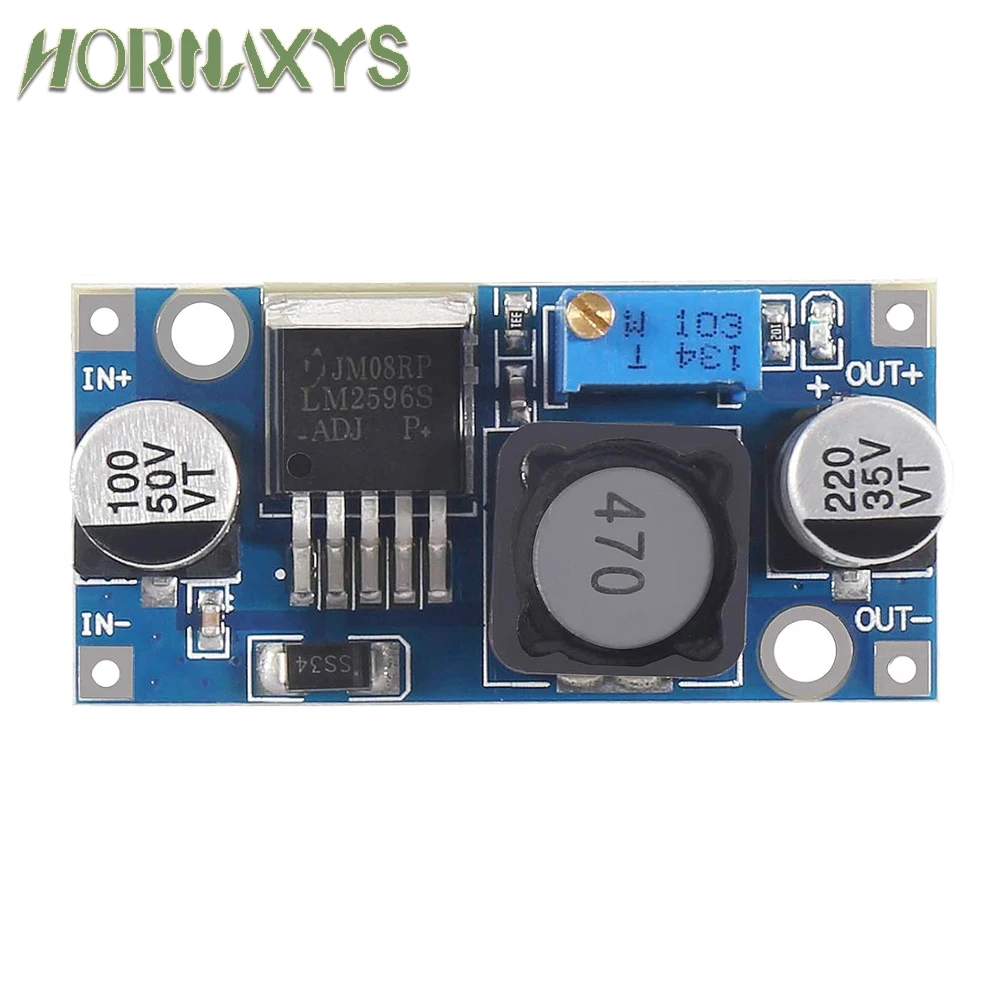 1-10pcs LM2596 DC-DC Step-down Power Supply Module 3A Adjustable Step-down Module LM2596S Voltage Regulator 24V 12V 5V 3V