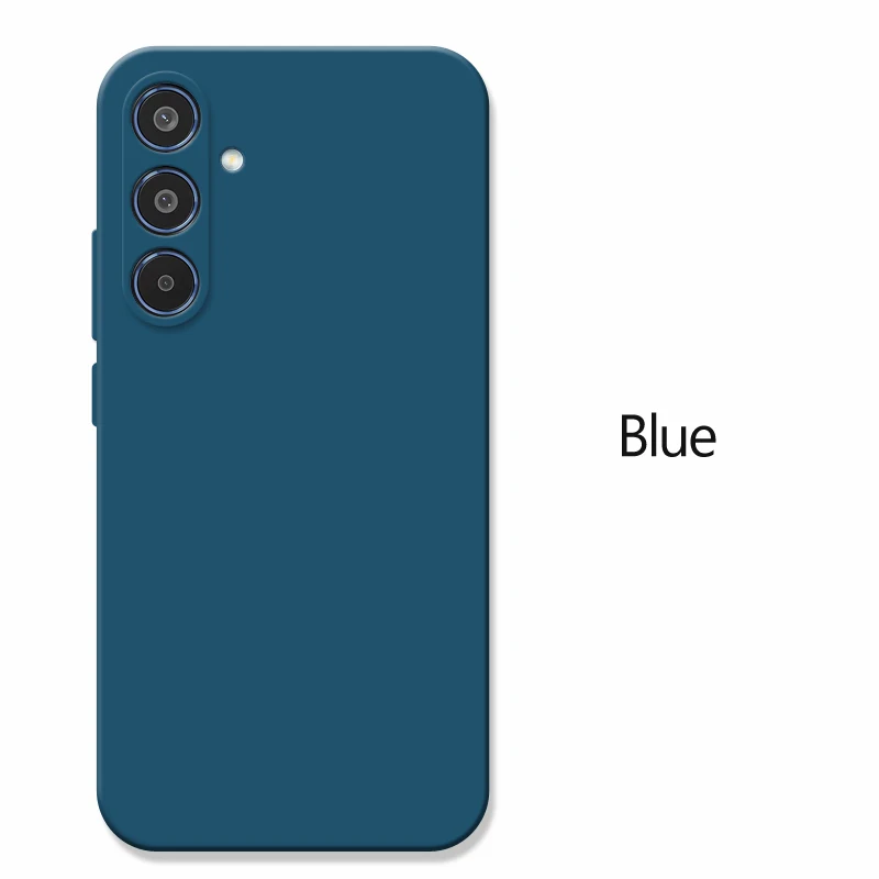 Luxe Vloeibare Siliconen Case voor Samsung Galaxy A14 A24 A34 A54 A15 A25 A35 A55 A16 A26 A36 A56 A07 A17 4G 5G Cover