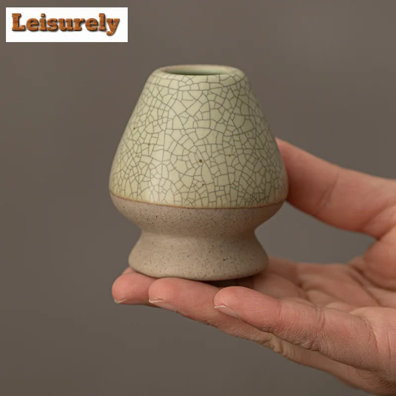 

Японский держатель для зеленого чая Matcha, подставка для чаши, бамбуковый венчик, салфетка для измельчения, щетки, держатель для чайных инструментов, чайные аксессуары, чайная посуда