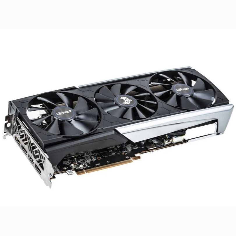 Sapphire Radeon RX 5700 XT 8G D6 Nitro + Pro schede Video per AMD RX5700XT GB RX 5700 Nitro + scheda grafica GDDR6 2560SP Map usata