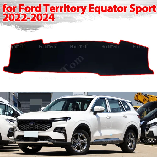 Imagen 1 del producto Para Ford Territory Equator Sport 2022 2023 2024, cubierta para salpicadero de coche, alfombrilla parasol, almohadilla antideslizante, accesorios protectores de alfombras