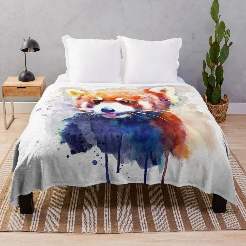 

Red Panda Portrait Throw Blanket for sofa Sofa Throw Blankets