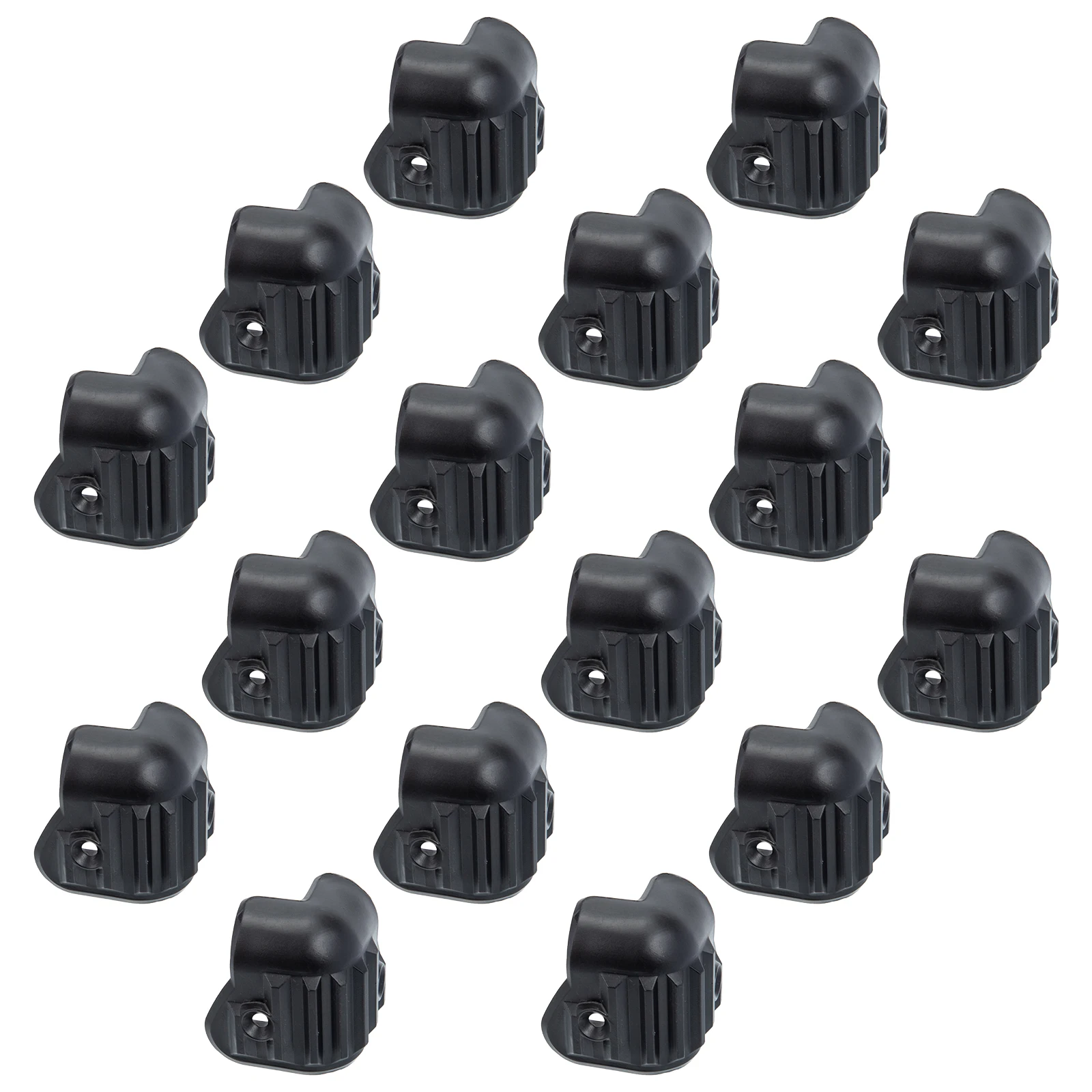 

16 Pcs Speaker Wrap Angle Furniture Corner Guards Plastic Protectors Cabinet Covers Anti Collision Stage Protection