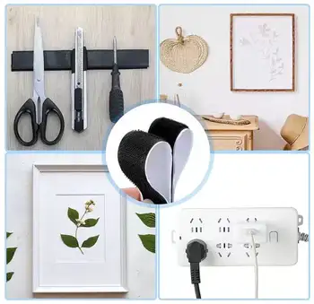 10M*2 20/25/30/50mm magická páska, samolepicí suchý zip, nylonová samolepka, suchý zip, lepidlo, šicí páska s lepidlem 8 nejlepší prodej suché zipy - №5