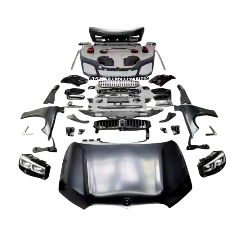 For  7 Series F01 F02 G11 G12 Upgrade Body Kits New ABS Front Rear Bumpers 760 750 Upgrade G12 Headlights Hood Fog Light
