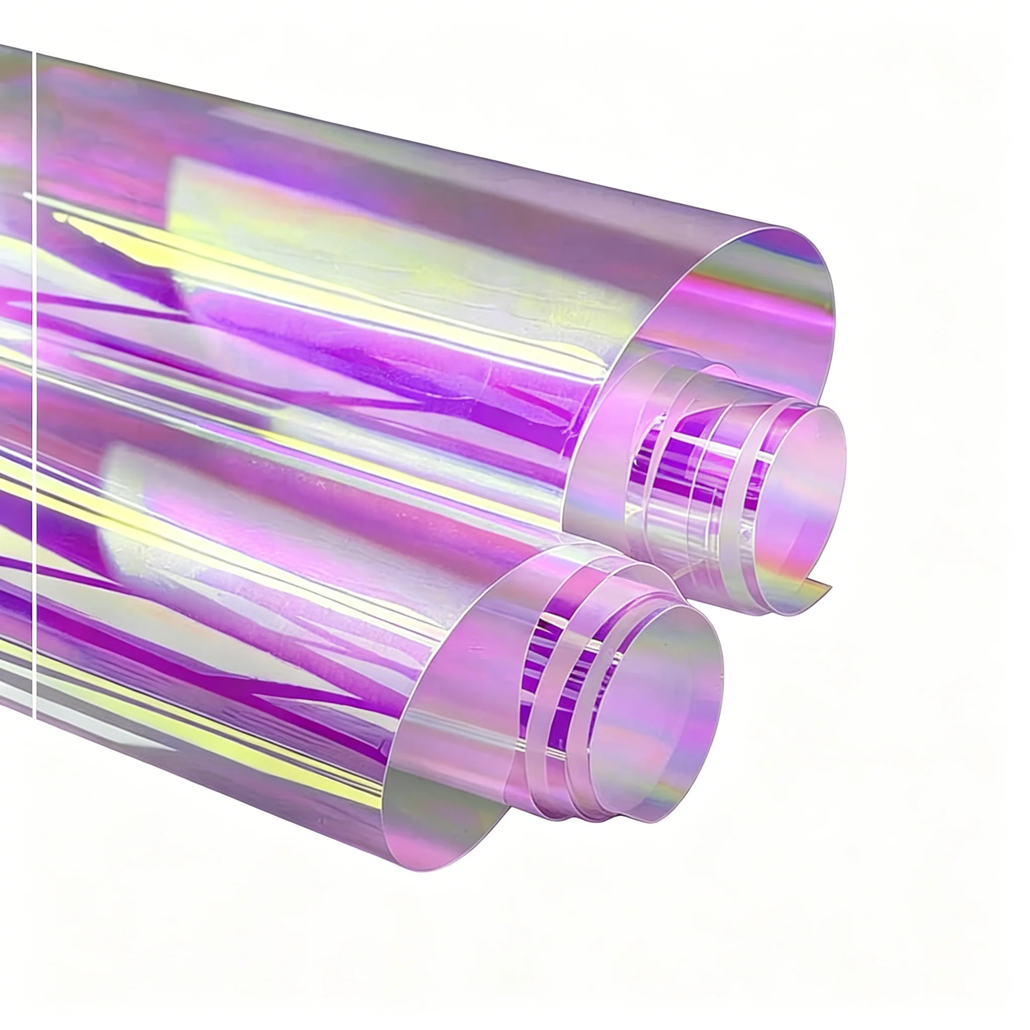Film adhésif statique arc-en-ciel irisé pour fenêtre, autocollant décoratif holographique pour verre, protection de la vie privée, blocage UV, amovible pour la maison et le bureau