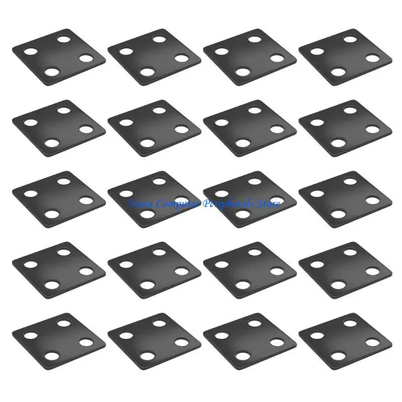 F68C 20Piece Bracket Fan Connecting Buckle Holder Parallel Buckle for 12-14cm Chassis