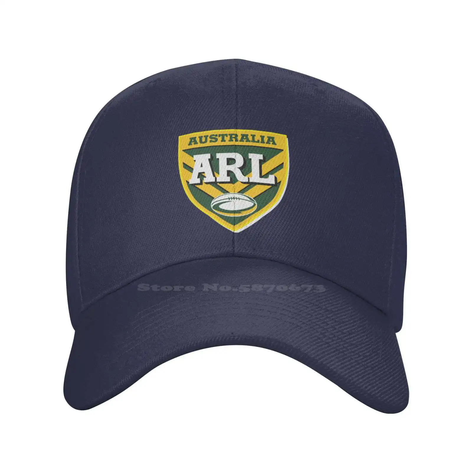 

Australian Rugby League Logo Print Graphic Casual Denim cap Knitted hat Baseball cap