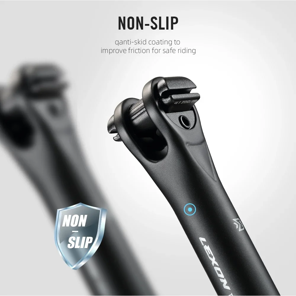 

Карбоновый подседельный штырь LEXON 27,2/31,6 мм x 400 мм для шоссейных/горных велосипедов, сверхлегкая велосипедная подседельная трубка, компонент для выступлений на горном велосипеде