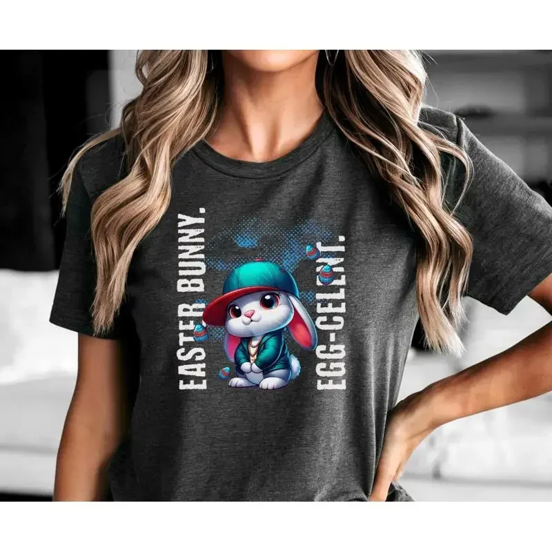 Easter Bunny T Shirt Cute Happy Spring Pastel Outfit Funny