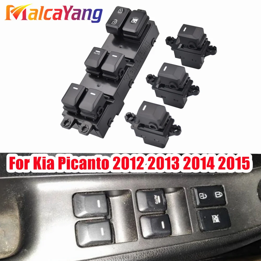 For Kia Picanto Morning 2011 2012 2013 2014 2015 2016 935751Y000 Electric Power Window Control Switch Single Button 93575-1Y000