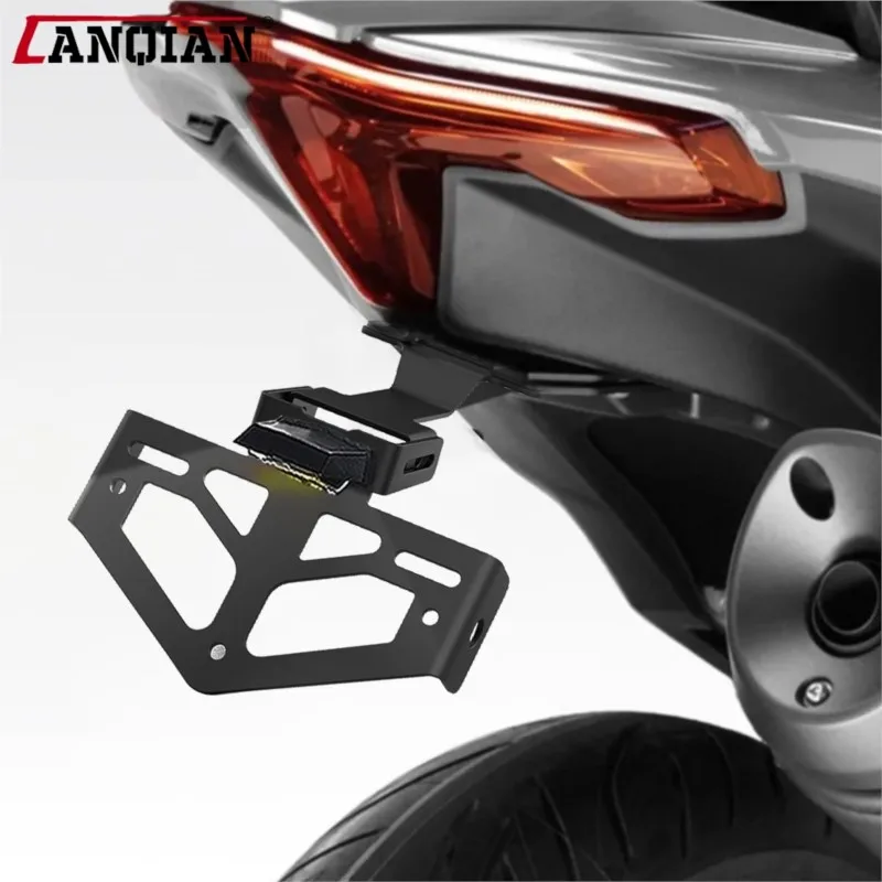Universal Motorcycle License Plate Bracket LED Light For Plate FOR BENELLI TRK 502/X 251 TNT 125 135 250 300 600 TNT 150 BN 125
