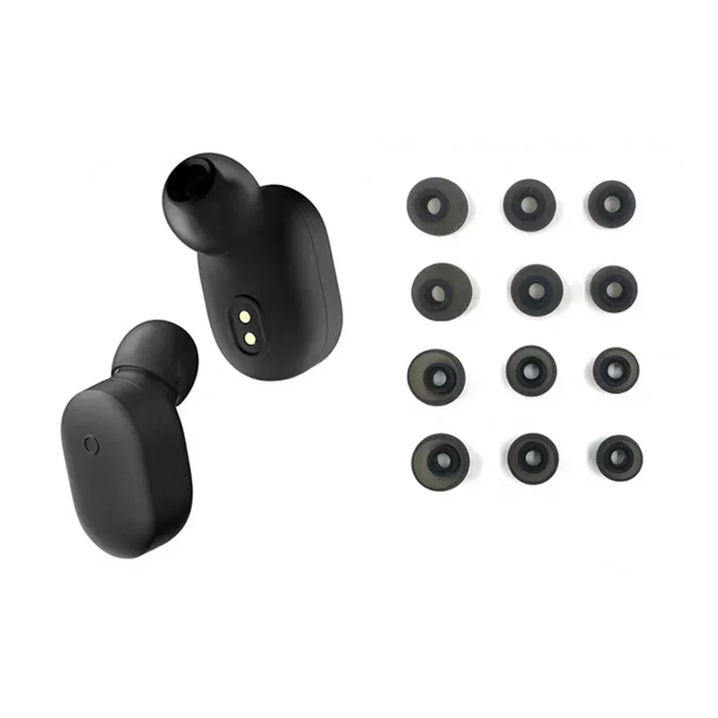 Silicone Ear Tips for Xiaomi Redmi Airdots Wireless Bluetooth Earphone S/M/L Earplug ProtectIve Caps Earphone Earbuds Cover