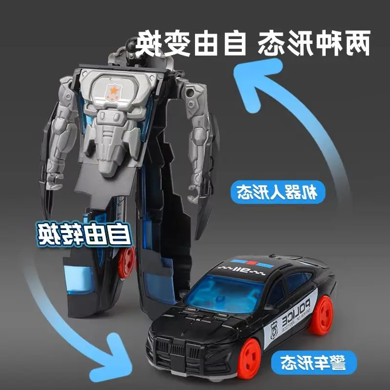 Kinderspeelgoed Desktop Ornament Automodellen Tanks Dinosaurus Transformaties Robots Speelgoed