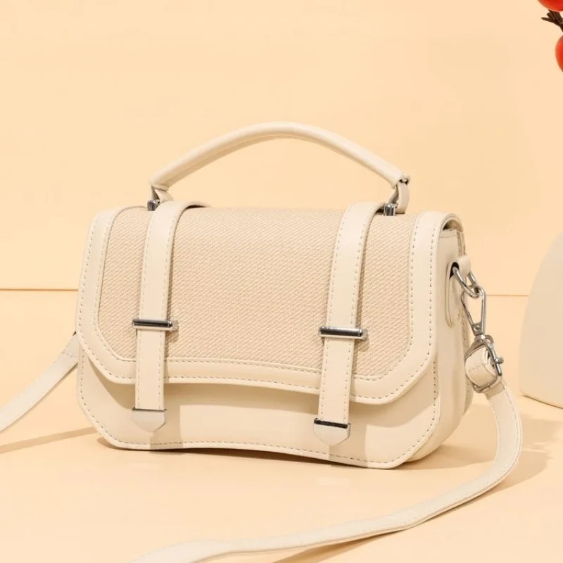 لوكس حقيبة مربعة قمة الموضة مقبض محفظة للنساء العصرية Crossbody حمل حقيبة كتف متعددة الاستخدامات الحد الأدنى من يوم إلى الليل حقيبة #4