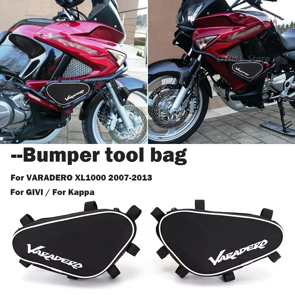 Varadero XL 1000 2007-2013 New Motorcycle Frame Crash Bars Waterproof Bag Bumper Tool Placement Bag For HONDA VARADERO XL1000