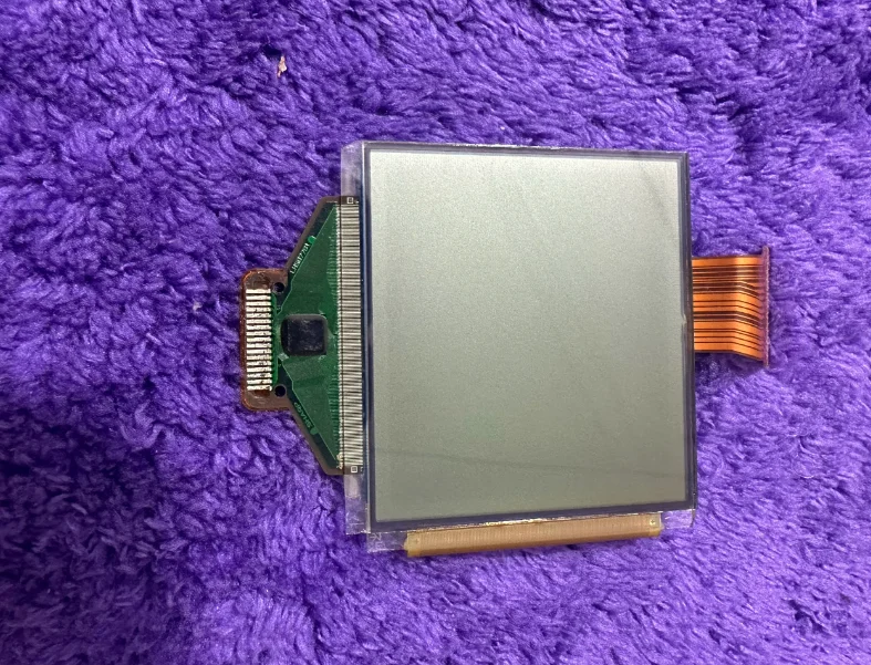 Replacement Game Console LCD Screen – Black & White Display, Pulled Complete Unit, DIY Repair Part