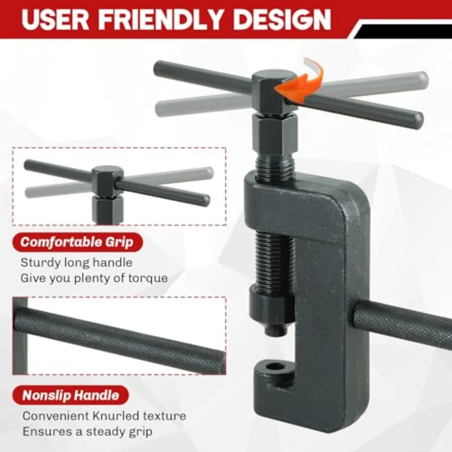 دراجة نارية سلسلة قواطع عدة 13 قطعة سلسلة قواطع برشام القاطع سلسلة ربط القاطع أداة إزالة الصواميل سلسلة القاطع ومجموعة المبرشم ل M