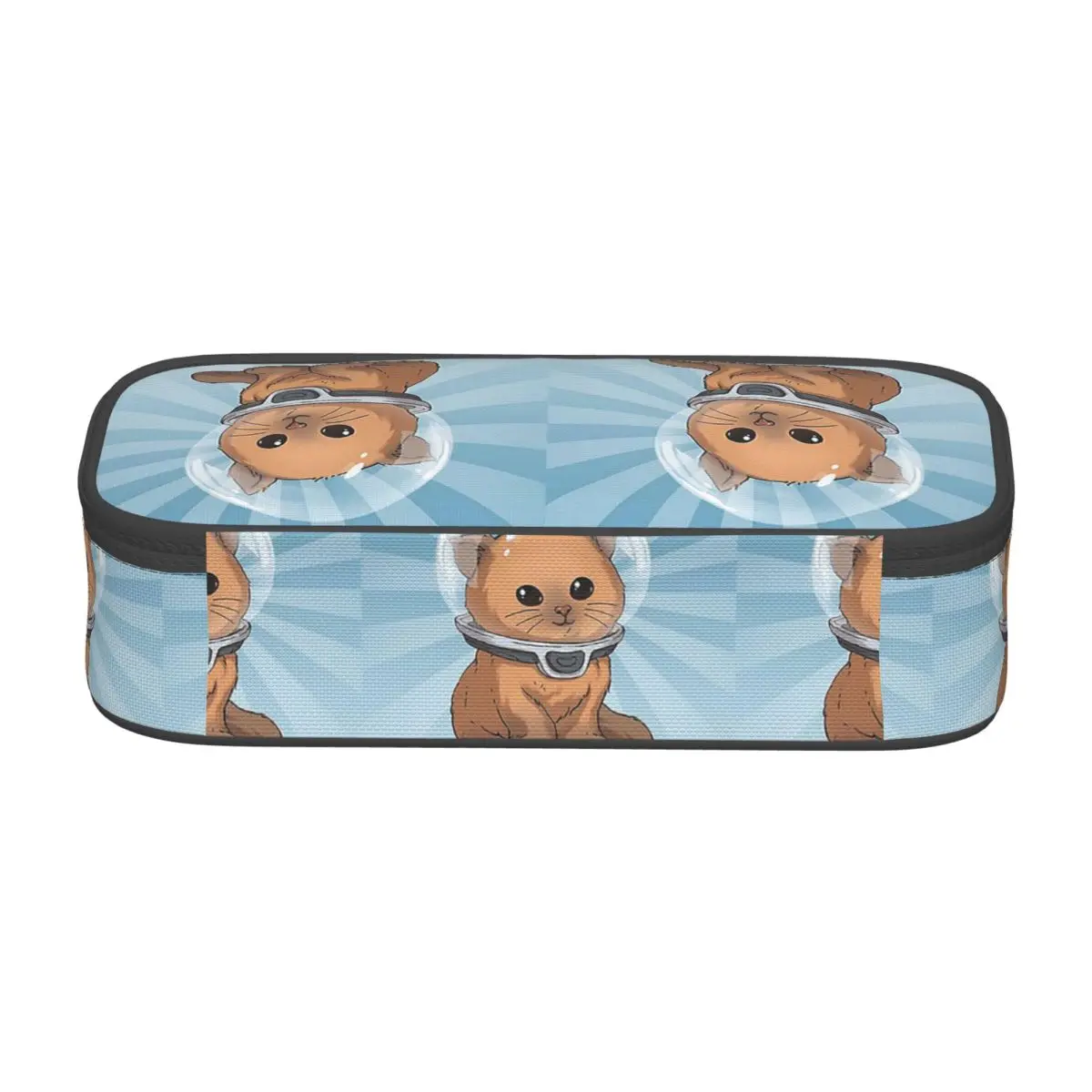 Keep Calm Kitty Pencil Cases for Student Pen Box Pencil Bag Big Capacity Pencil Pouch Pen Holder