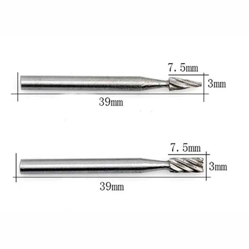 Juego de brocas para enrutador de enrutamiento, herramientas de rebabas rotativas, madera, piedra, Metal, tallado de raíz, fresa, brocas para carpintería, 6 uds.