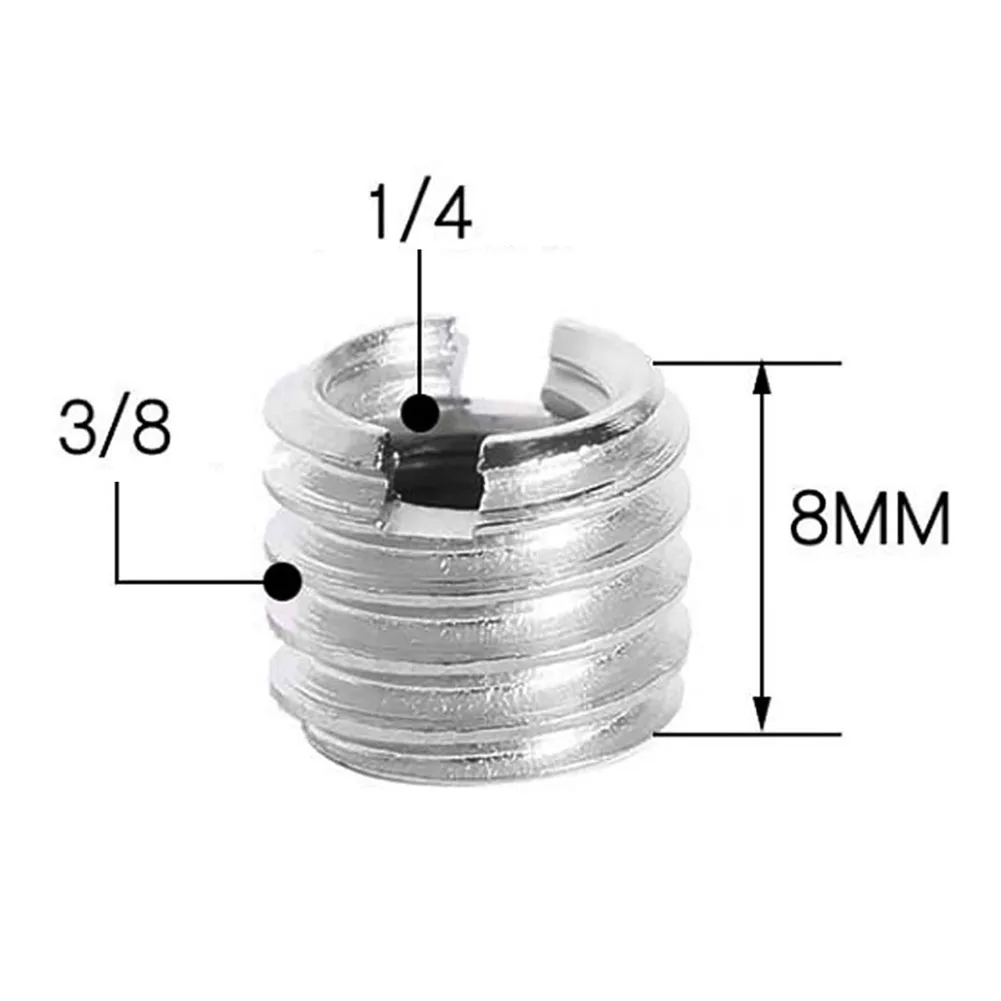 1/4 3/8 do 5/8 kobiet śruba z gwintem zewnętrznym Adapter do montażu dla statyw do aparatu studia wszechstronne Adapter do montażu śrubowe